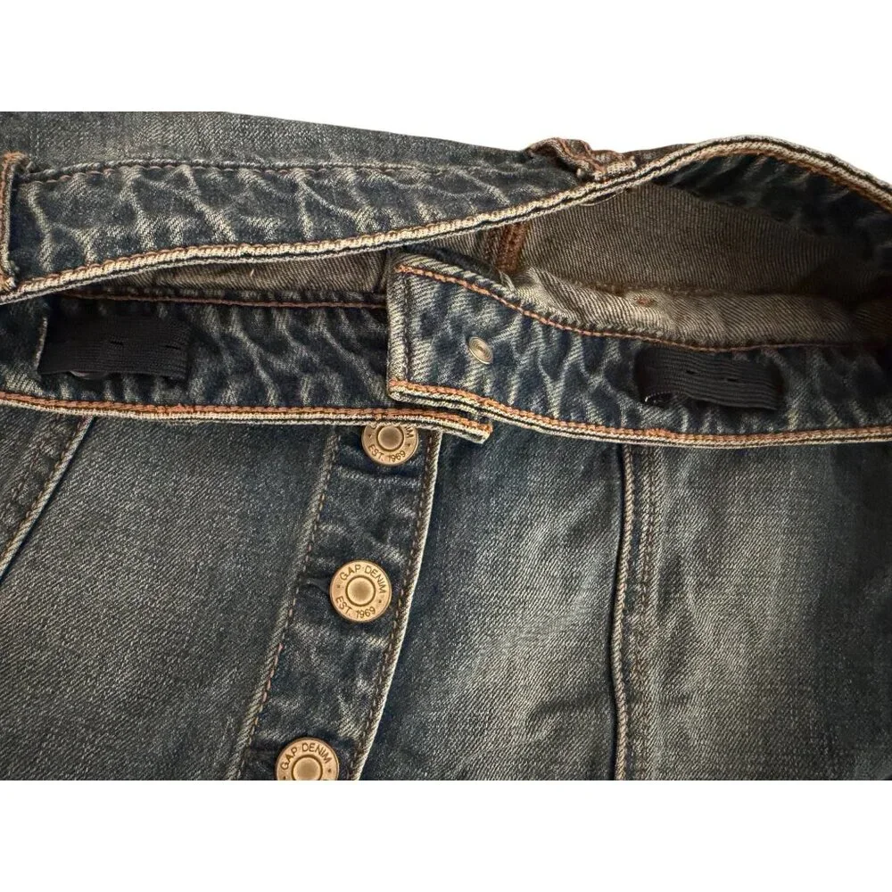 Gap Denim Button-Front Skirt – Girls‎ Size 7